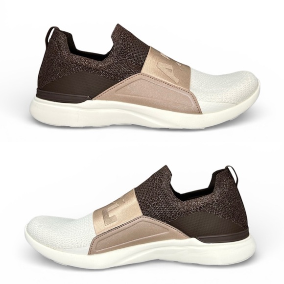 NEW APL Techloom Bliss Women's Size 11 Brown White Running Shoe Sneakers apl New - Picture 2 of 8